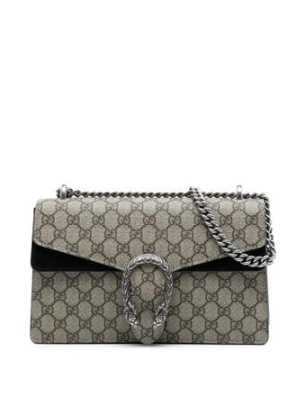 Gucci 2016-2025 Small GG Supreme Dionysus shoulder bag - Brown