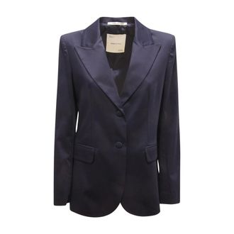 Emma & Gaia Jassen, Dames, Blauw, M, Katoen, 35S414 Jas
