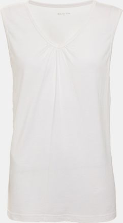 Basler White Jersey Sleeveless Top