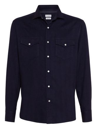 Brunello Cucinelli Camicia Easy - Blu