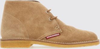 Dsquared2 Polacchini in pelle di vitello scamosciata con suola in gomma