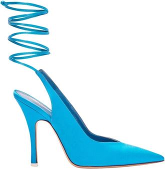 The Attico Venus Stijlvolle Schoen - Dames - Pumps - Blauw - 35 EU - Schoenen
