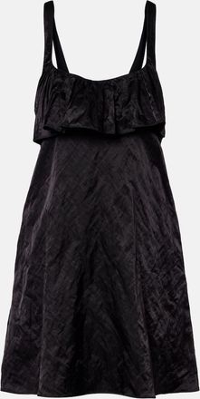 Chloé Chloé Ruffled satin minidress
