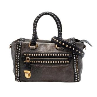Prada Pre-owned Handbags, female, Gray, Size: ONE SIZE Pre-owned Vintage Satchel