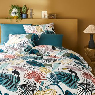 La Redoute Interieurs Dekbedovertrek perkalkatoen, Macara Jungle