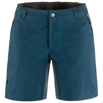 Fj&auml;llr&auml;ven Hoja Hybrid Shorts Shorts f&uuml;r Damen | blau