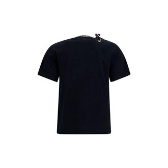Burberry Womens Black Cotton T-Shirt
