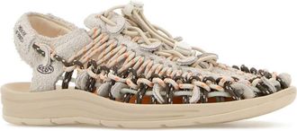 Keen Unisex Chalk Suede Uneek Lea Slip Ons Tangerinecream Sneaker