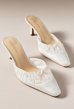For Love & Lemons Beatrice Lace Mules