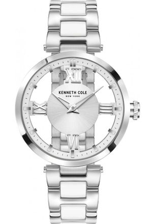 Kenneth Cole Womens 10008030A Ladies Classic Watch - Silver - One Size
