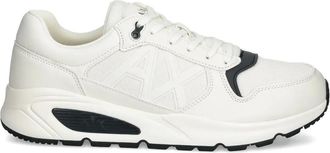 A|X Armani Exchange Sneakers con logo goffrato - Bianco