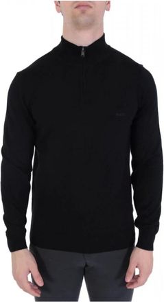 HUGO BOSS Heren, Truien, Zwart, Maat: 3XL Wol