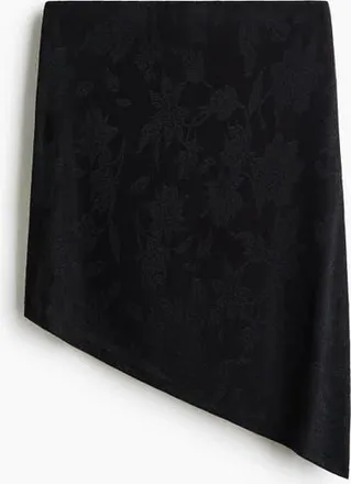 H&M Jacquard-jersey Bandeau Top in Black at Nordstrom, Size X-Small