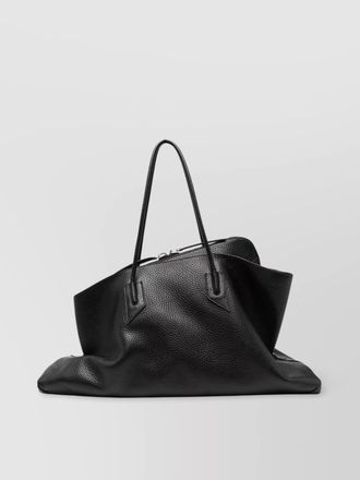 The Attico large leather shoulder bag