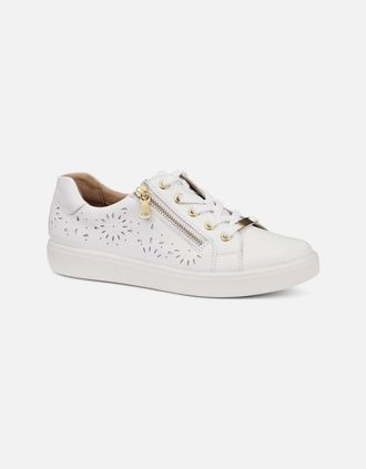 Hotter Womens Wonder Womens Wide Trainers - White - Size: 4.5