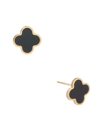 Sabrina Designs Italian Gold 14K Clover Studs