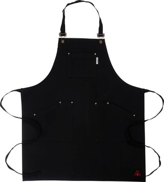 KAF Home Cat Cora Stain Proof Adjustable Chefs Apron, 28 x 36-Inch