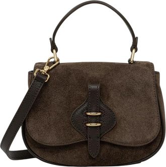 Coccinelle Mavery Suede Crossbody Tas - Dames - Handtassen - Groen - ONE Size - Leer - Tassen