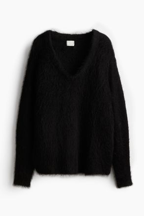 H&M Pullover aus Mohairmix - Black
