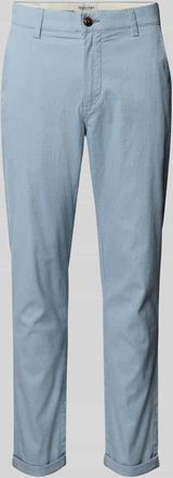 Jack & Jones Jack & Jones Straight Fit Stoffhose aus Baumwoll-Mix Modell MARCO FURY in Jeansblau, Gr&ouml;&szlig;e 28/32