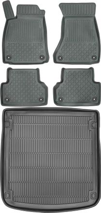 OEM Juego De Alfombrillas Para Coche Y Maletero Para Audi A4 B9 Kombi A Partir De 2015