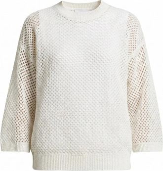 PESERICO Mujer, Jerseys, Blanco, Talla: S