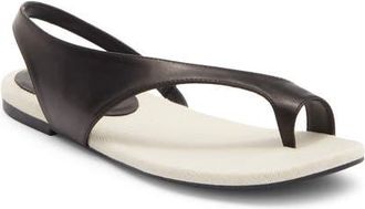 Jeffrey Campbell Sweetwater Slingback Sandal in Black Cream Combo at Nordstrom, Size 7.5