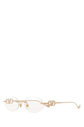 Valentino Garavani Gold Metal Glasses