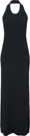 Proenza Schouler ribbed-knit halterneck dress - women - Polyester/Viscose - L - Black