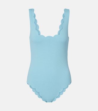 Marysia Swim Palm Springs scalloped swimsuit