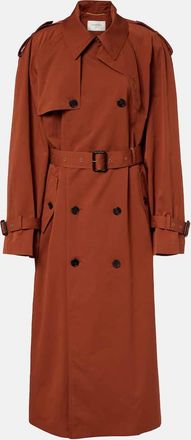 Saint Laurent Trench in cotone e seta