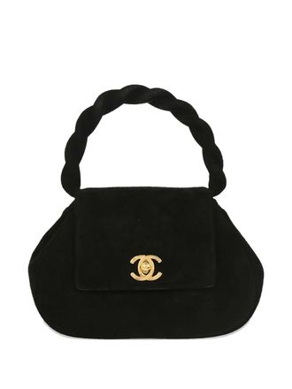 Chanel 1996-1997 black tote bag