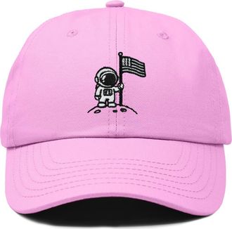 Dalix Moon Mission Dad Cap in Light Pink at Nordstrom