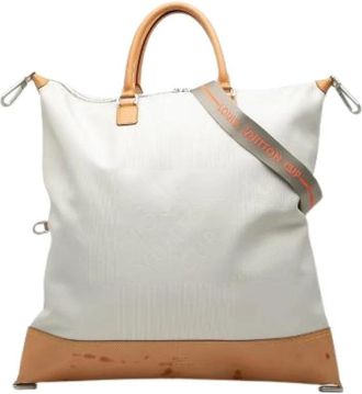 Louis Vuitton Pre-owned Tote Bags, female, White, Size: ONE SIZE Pre-owned Damier Geant America Cube 2way Shoulder Bag