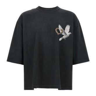 Willy Chavarria OS El Movimiento Buffalo Tee - Tops - Hombre - Negro - XL