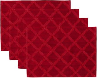 Lenox Laurel Leaf Reversible Placemats, Set Of 4