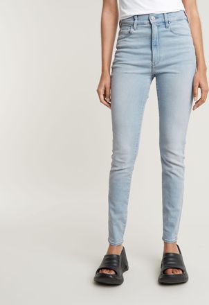 G-Star Kafey Ultra High Skinny Jeans - Lichtblauw - Dames