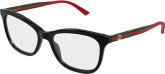 Gucci Glasses, unisex, Green, Size: 54 MM Cat-Eye Optical Frame