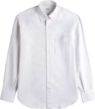 Tod's button-down shirt - men - Cotton - XXXL - White