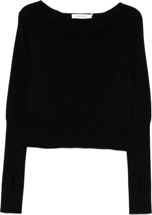 Aya Muse Maglione a maniche lunghe - Nero
