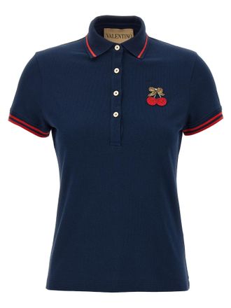 Valentino Garavani Womens Cherryfic Polo Shirt