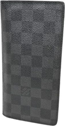 Louis Vuitton Pre-owned Wallets, female, Black, Size: ONE SIZE Pre-owned Canvas Wallet