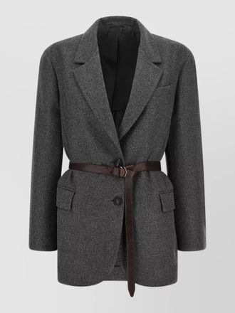 Brunello Cucinelli cashmere virgin wool single-breasted blazer