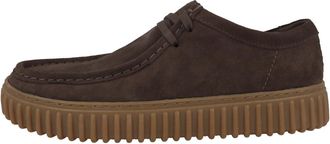 Clarks Unisex Torhill Lo Sneaker, Daim Marron Foncé 26181386, 7 UK