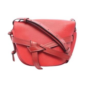 Loewe Pre-owned Cross Body Bags, female, Red, Size: ONE SIZE Pre-owned Shoulder Bag