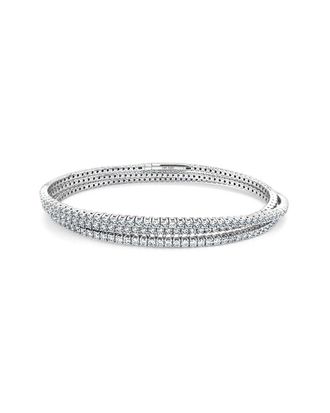 Sabrina Designs 14K 5.11 Ct. Tw. Diamond Flexible Bangle Bracelet