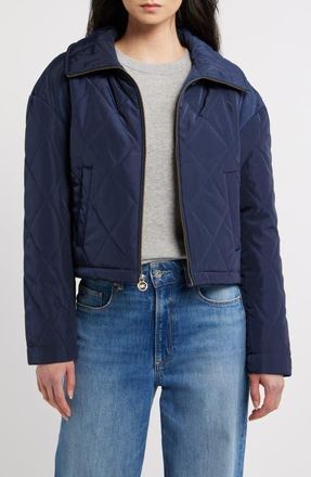 Michael Kors Quilted Jacket in Midnight at Nordstrom, Size Medium