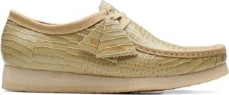 Clarks Wallabee Maple Croc derby schoenen - Groen