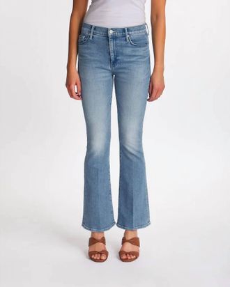 Mother Weekender Mediterranean Muse Jeans In Light Blue