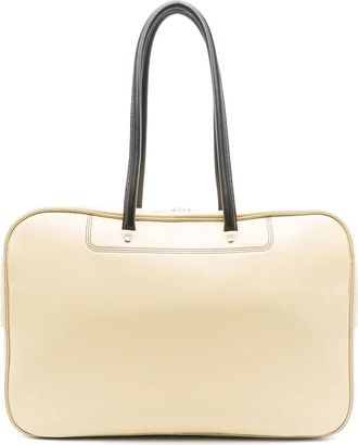 adidas Borsone con logo Trefoil goffrato x Wales Bonner - Giallo